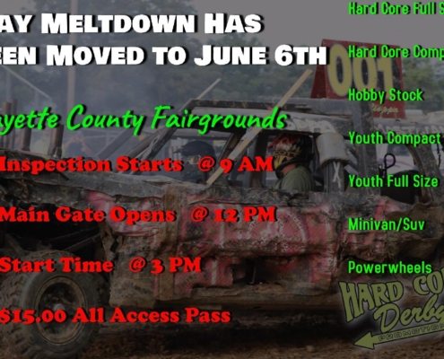 May Meltdown has been moved to June 6th