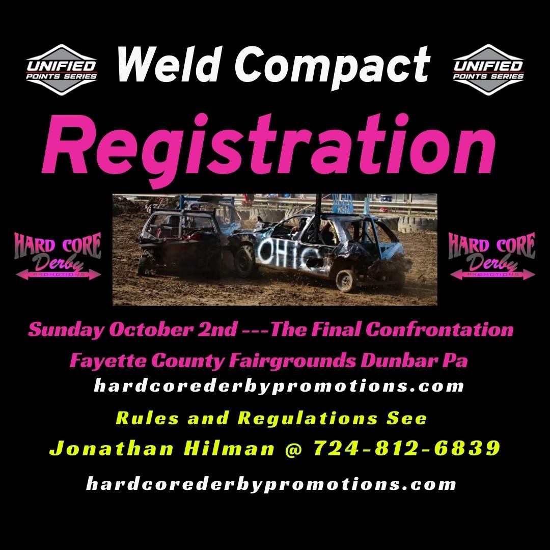 Weld Compact Registration Oct. 2nd