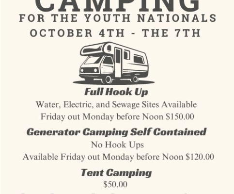 Camping for the Youth Nationals