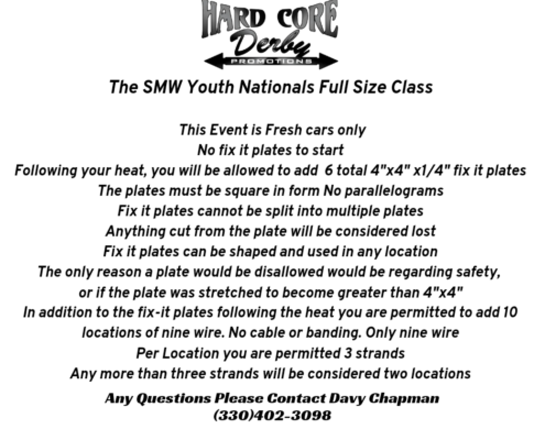 SMW Youth Nationals Full Size Class