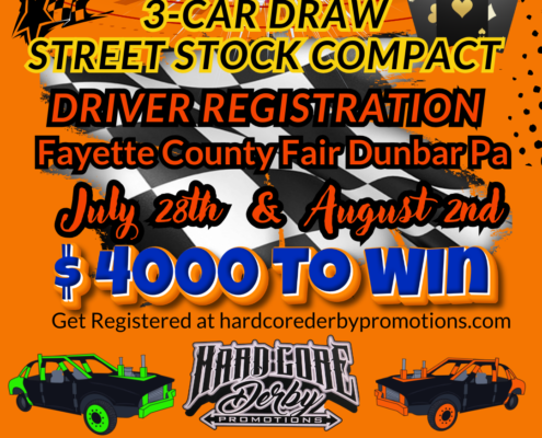 3-Car Draw Driver registration